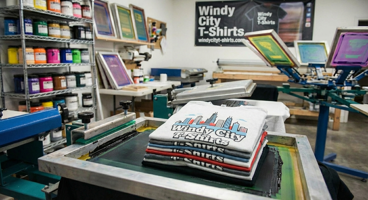 Professional t-shirt printing serving Chicago and Chicagoland